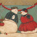 Seasonal Snowman II Mural Wallpaper - pure wallpaper artwork