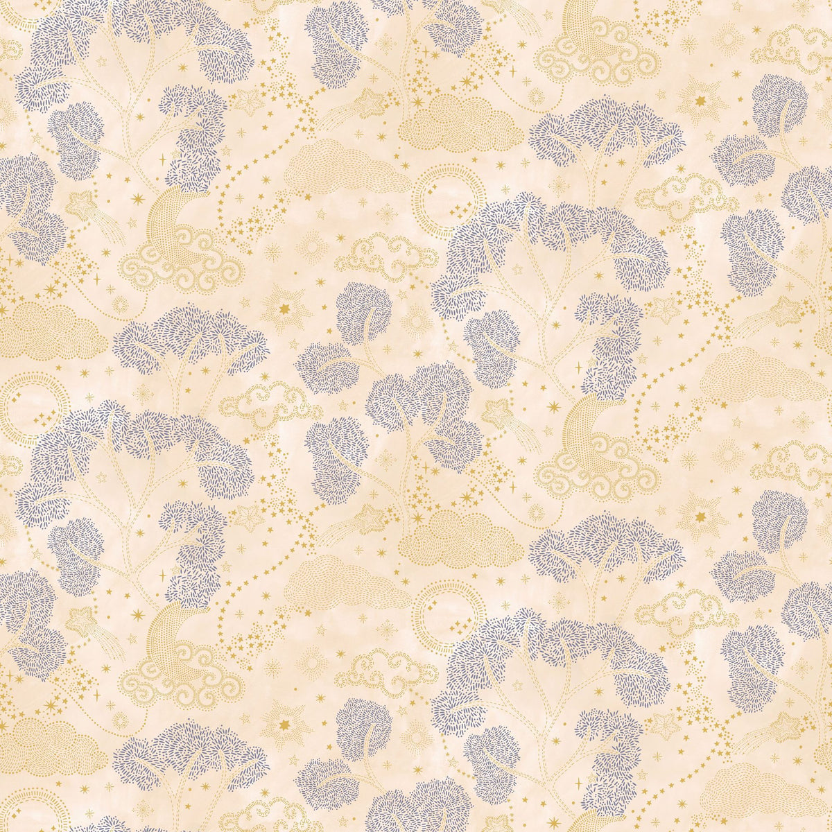 Moonlit Sky Petite, Butter Mural Wallpaper - pure wallpaper artwork