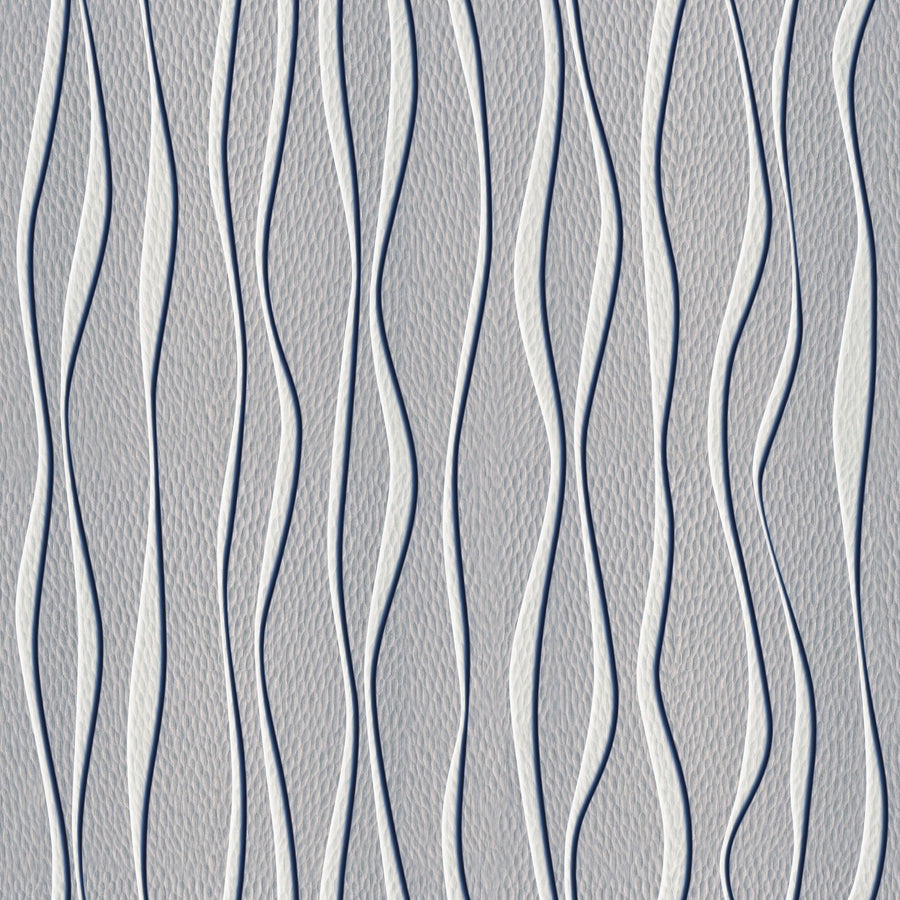 Swaying Lines, Dove Blue Mural Wallpaper