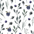 Soft Blue Flowers Mural Wallpaper - pure wallpaper artwork