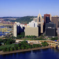 Golden Bridges Cityscape Mural Wallpaper - pure wallpaper artwork