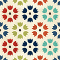 La Vida Flowers Mix Mural Wallpaper - pure wallpaper artwork