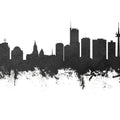Essen Germany Skyline Black & White Mural Wallpaper - pure wallpaper artwork