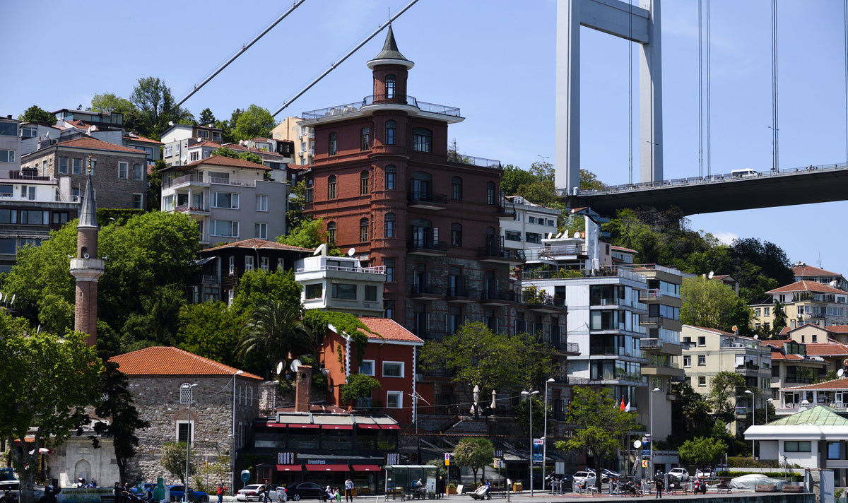 Historic Bridge Cityscape Mural Wallpaper - pure wallpaper artwork