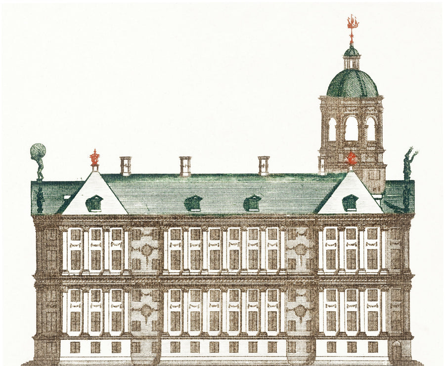 The City Hall in Amsterdam, Side Mural Wallpaper