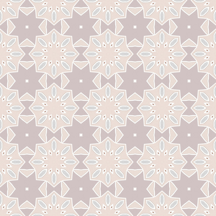 Zelij Sun Flower Mural Wallpaper