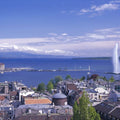 Lakeside Skyline Mural Wallpaper - pure wallpaper artwork