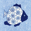 Coastal Chinoiserie I Mural Wallpaper - pure wallpaper artwork