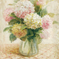 Cottage Hydrangeas in Pink Mural Wallpaper - pure wallpaper artwork