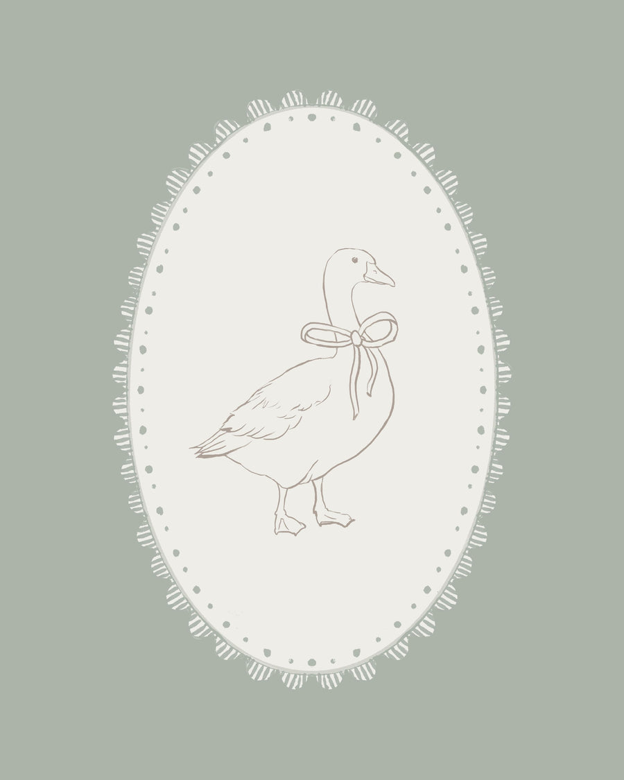 Nursery Duck Mural Wallpaper