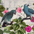 Parrots Nostalgic Journey Mural Wallpaper - pure wallpaper artwork