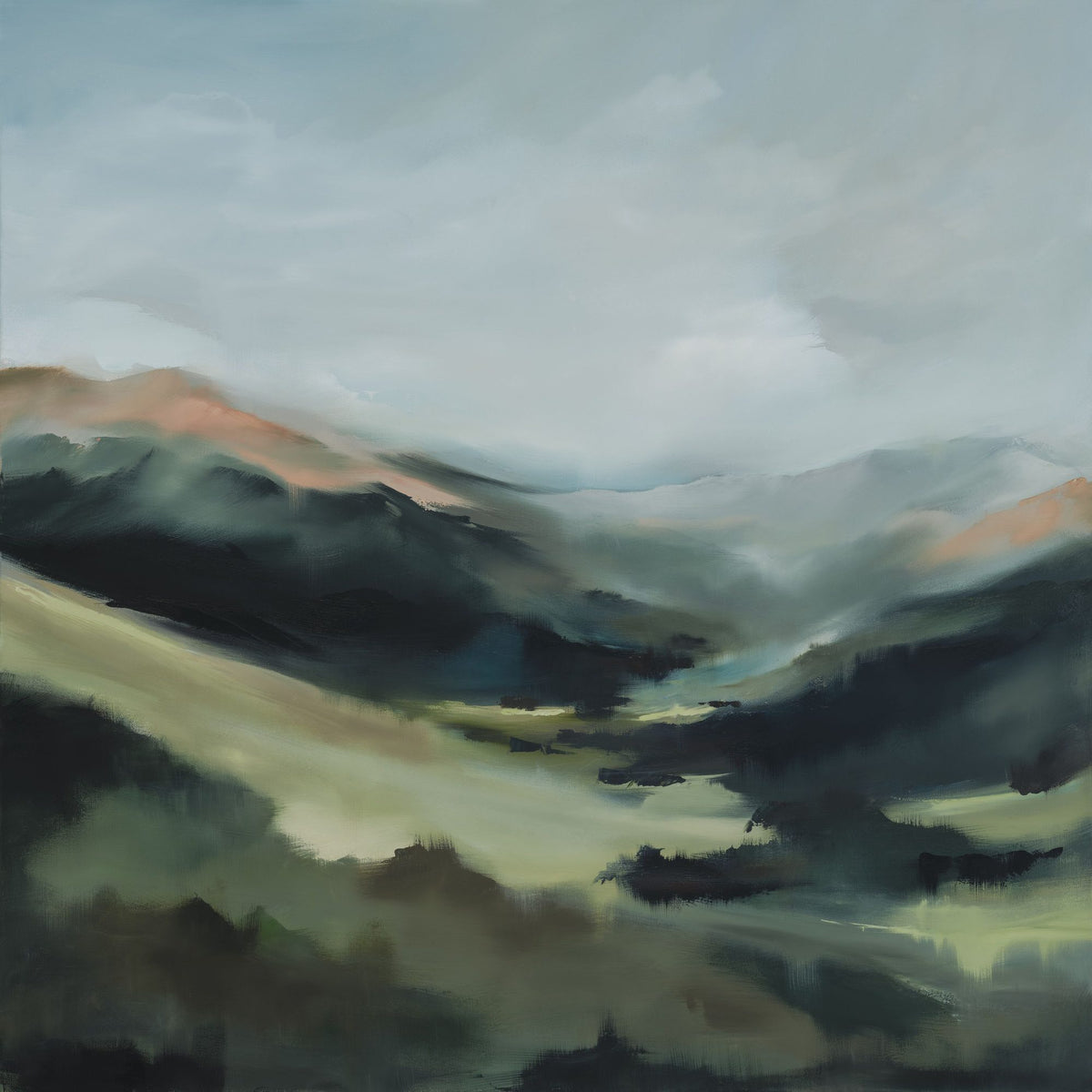 In the Valleys Embrace Mural Wallpaper - pure wallpaper artwork
