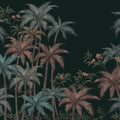 Palm Abode, Midnight Mural Wallpaper - pure wallpaper artwork