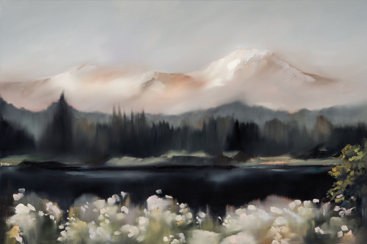 Dusklight Blossoms Mural Wallpaper - pure wallpaper artwork