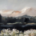 Dusklight Blossoms Mural Wallpaper - pure wallpaper artwork
