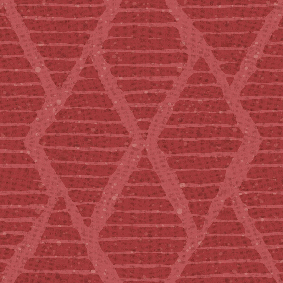 Harvest Time Red Mural Wallpaper