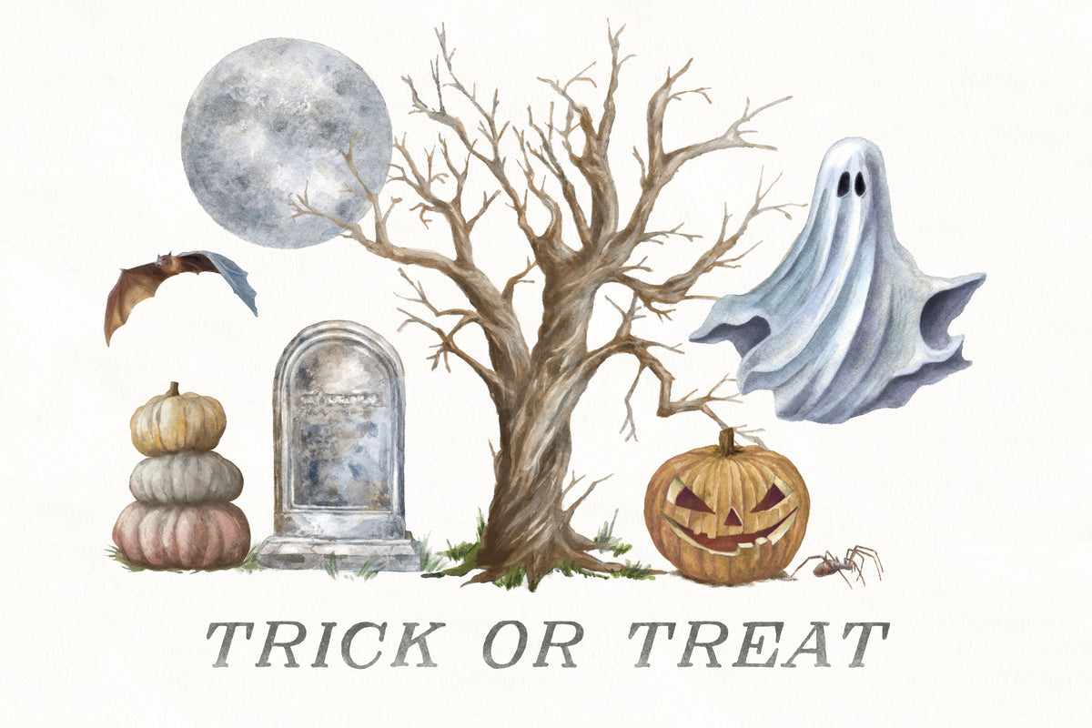 Spooky Halloween II Color Mural Wallpaper - pure wallpaper artwork