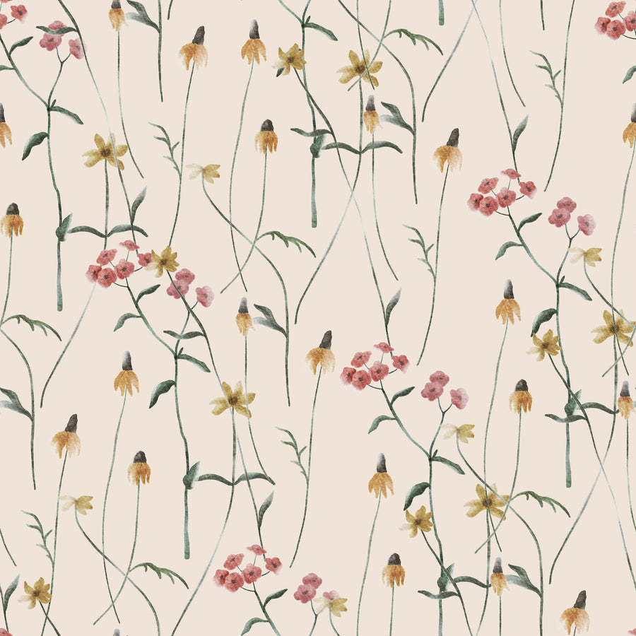 Meadow Flowers Mural Wallpaper