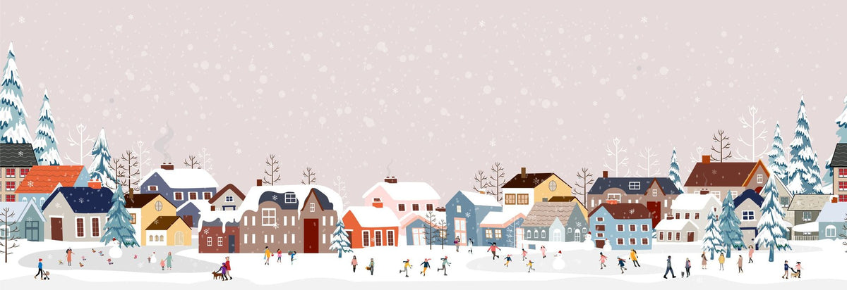 Wintertopia Mural Wallpaper - pure wallpaper artwork