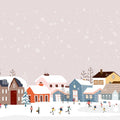 Wintertopia Mural Wallpaper - pure wallpaper artwork