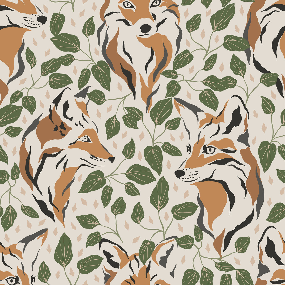 Mr. Fox Mural Wallpaper - pure wallpaper artwork