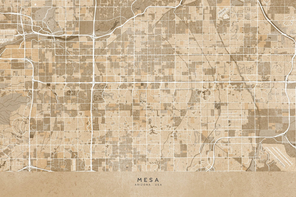 Mesa Ochre Mural Wallpaper - pure wallpaper artwork