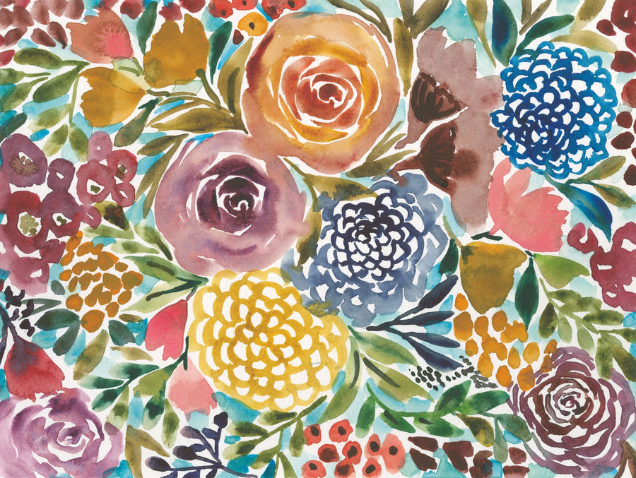 Floral Spray Mural Wallpaper