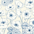 Pen and Ink Flowers I Mural Wallpaper - pure wallpaper artwork