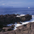 Sailing the Rugged Coast Mural Wallpaper - pure wallpaper artwork