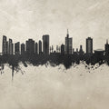 Lagos Nigeria Skyline Concrete Mural Wallpaper - pure wallpaper artwork