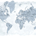 World Map Cities - Jacques Mural Wallpaper - pure wallpaper artwork