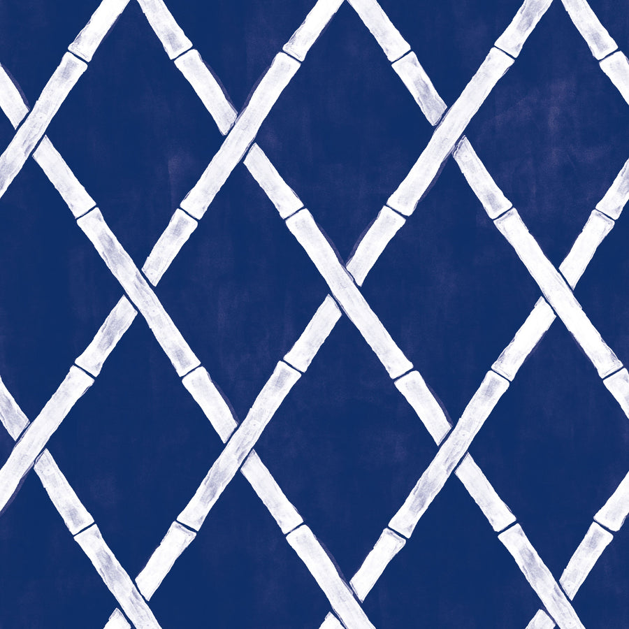 Sino Shapes Blue Mural Wallpaper