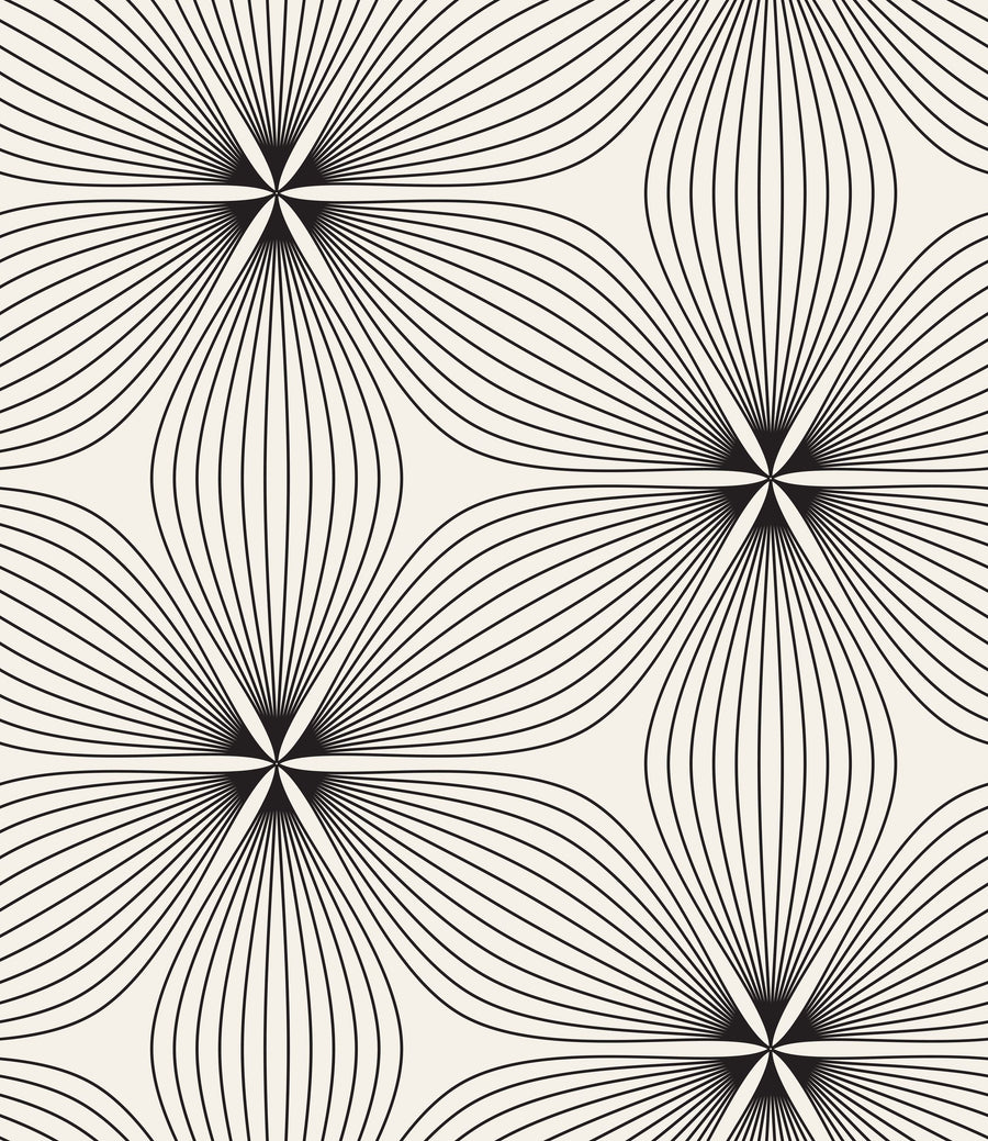 Deco Bloom Mural Wallpaper