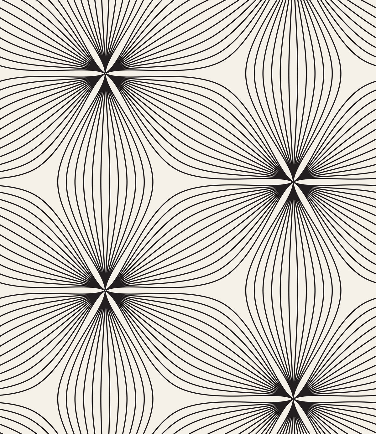 Deco Bloom Mural Wallpaper - pure wallpaper artwork