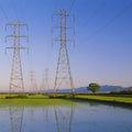 Rural Power Lines Mural Wallpaper - pure wallpaper artwork