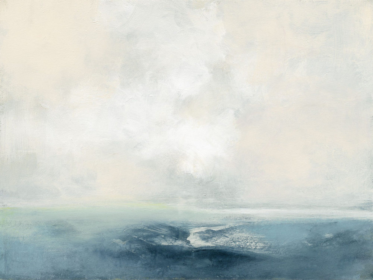 Oceanside Neutral Mural Wallpaper - pure wallpaper artwork