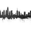 Nairobi Kenya Skyline Black & White Mural Wallpaper - pure wallpaper artwork