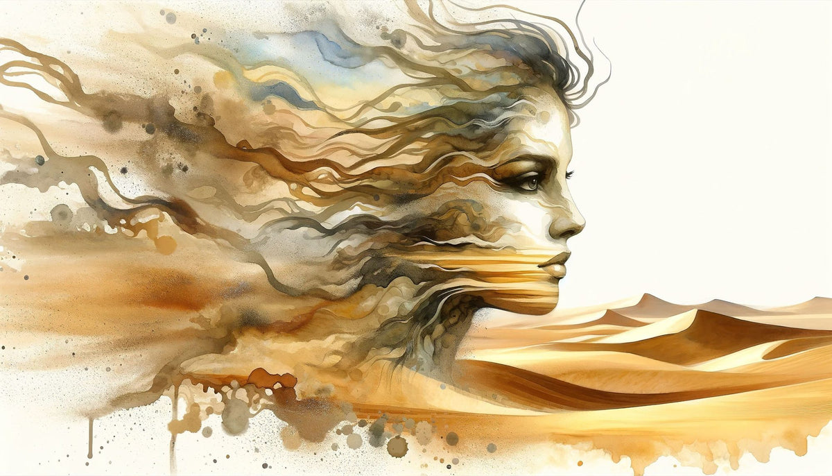 Whispers of Desert Wind Mural Wallpaper - pure wallpaper artwork