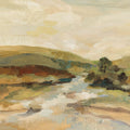 Valley River Mural Wallpaper - Purple Tone - pure wallpaper artwork