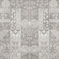 Flower Collection, Ecru Mural Wallpaper - pure wallpaper artwork