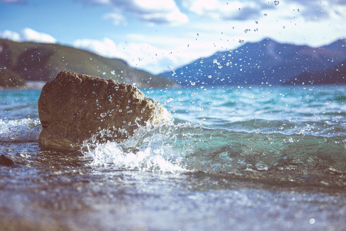 Glacial Lake Summer Mural Wallpaper - pure wallpaper artwork
