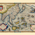 Old Map of Southeast Asia, 1570 Mural Wallpaper - pure wallpaper artwork