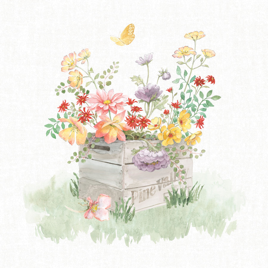 Soft Meadow IX Mural Wallpaper