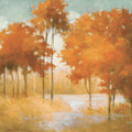 Autumn Lake Light Mural Wallpaper - pure wallpaper artwork