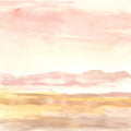 Pink Horizon I Mural Wallpaper - pure wallpaper artwork