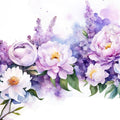 Peony Melody Bright Mural Wallpaper - pure wallpaper artwork