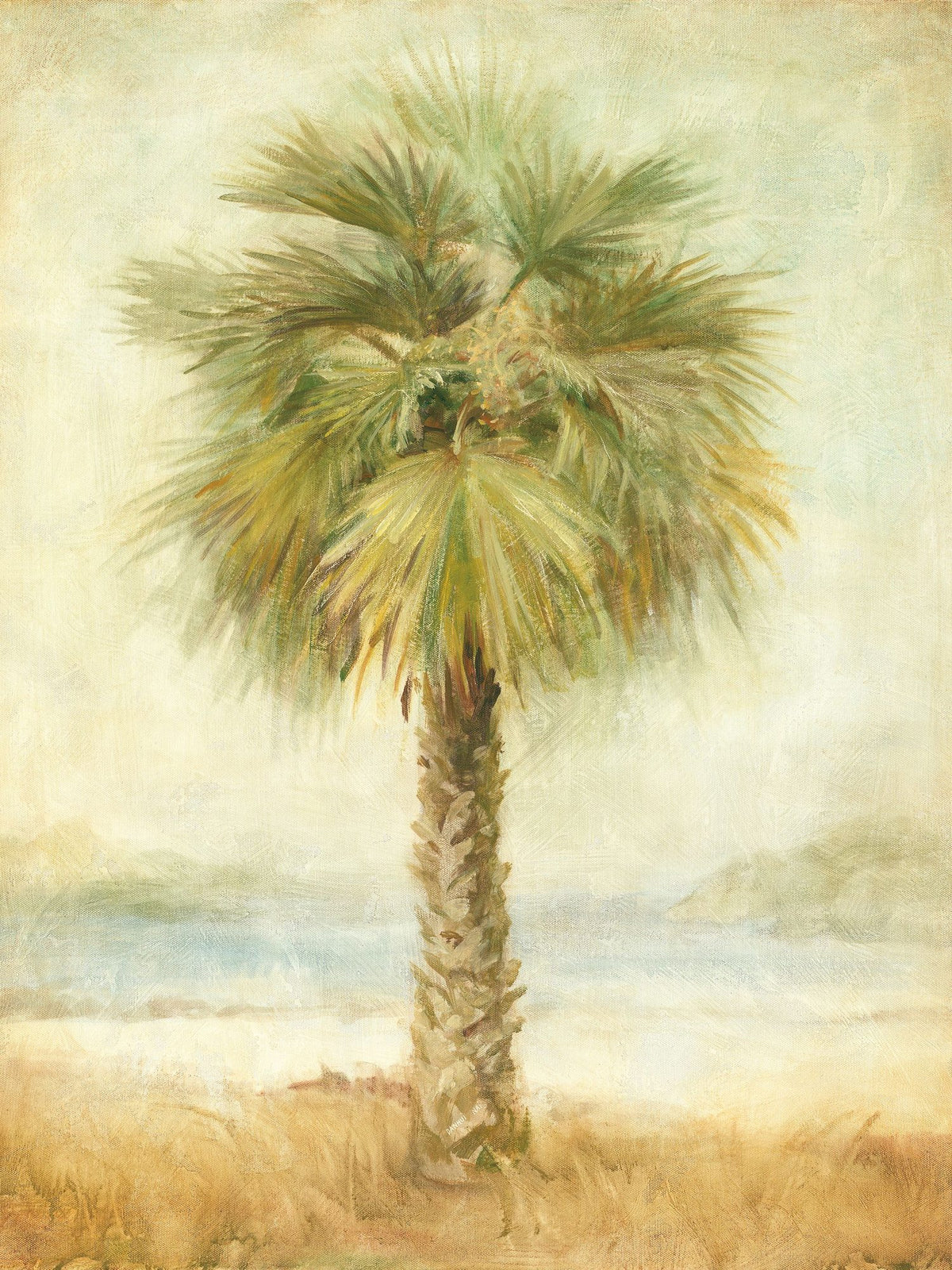 Mirage Palm I Mural Wallpaper - pure wallpaper artwork