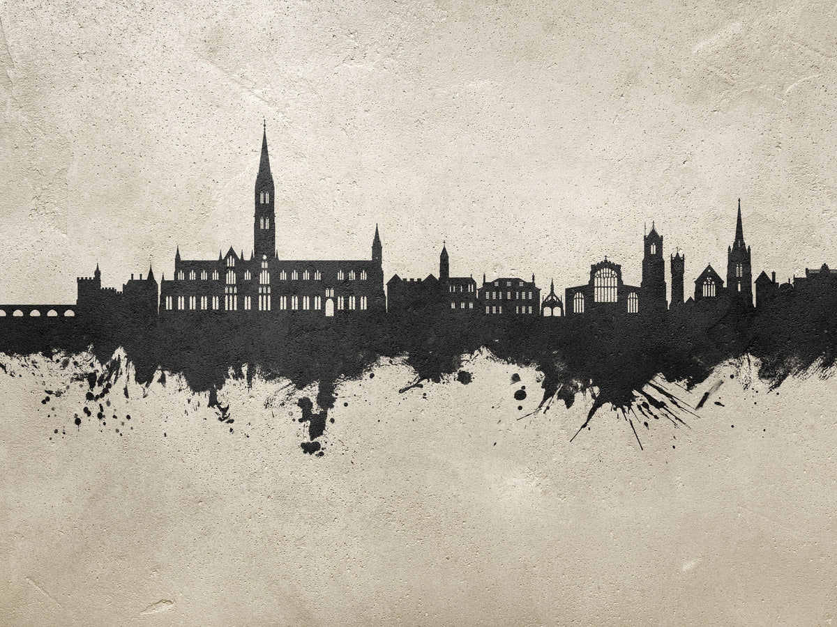 Salisbury England Skyline Concrete Mural Wallpaper - pure wallpaper artwork