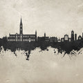 Salisbury England Skyline Concrete Mural Wallpaper - pure wallpaper artwork