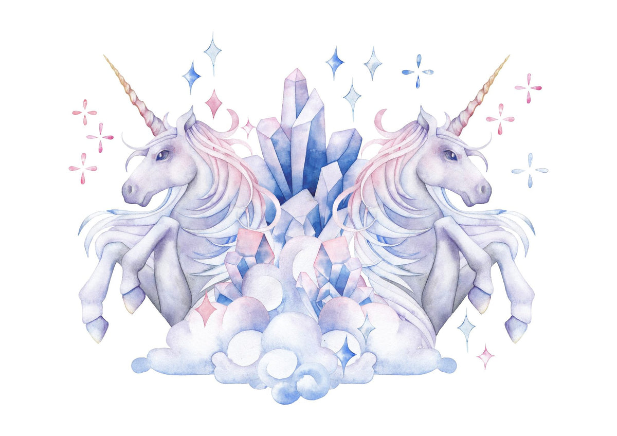 Unicorn Wallpaper Mural – Kids Fantasy Wall Mural – Unicorn Power